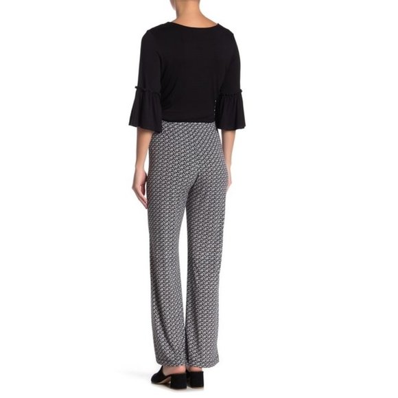 🎁 Karen Kane Patterned Straight Leg Pants - Picture 3 of 8